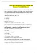 WGU D335 Practice Test 2025-Questions and Answers Verified 100&percnt; Correct