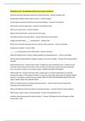 Blueprints Level 1 Test Questions with Correct Answers Graded A&plus;