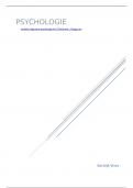 Samenvatting algemene psychologie 