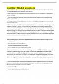Oncology NCLEX Questions