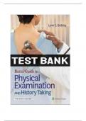 Test Bank for Bates&rsquo; Guide To Physical Examination and History Taking 13th Edition All Chapters Completed A&plus; Guide ISBN&colon;9781496398178 Newest Edition 2025 