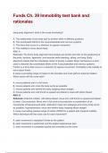 Test Bank on  Immobility with rationales Latest Update &lpar;A&plus; GRADED&rpar;