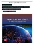 SOLUTION MANUAL Operations and Supply Chain Management&comma; 17th Edition by F&period; Robert Jacobs and Richard Chase Chapters 1 - 22 &vert; Complete