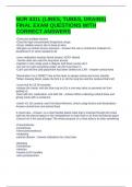 NUR 431L &lpar;LINES&comma; TUBES&comma; DRAINS&rpar; FINAL EXAM QUESTIONS WITH CORRECT ANSWERS