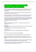 NUR 431L &lpar;AIRWAY&rpar; FINAL EXAM QUESTIONS AND ANSWERS