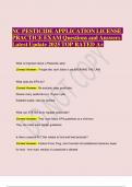NC PESTICIDE APPLICATION LICENSE PRACTICE EXAM Questions and Answers Latest Update 2025 TOP RATED A&plus;