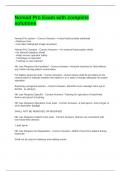 Nomad Pro Exam with complete solutions