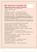 RST 230 Exam 2 Complete with Questions and correct Answers