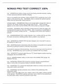 NOMAD PRO TEST CORRECT 100&percnt;