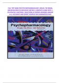 FULL TEST BANK FOR PSYCHOPHARMACOLOGY&colon; DRUGS&comma; THE BRAIN&comma; AND BEHAVIOR 4TH EDITION BY MEYER&vert;&vert; COMPLETE GUIDE WITH 1- 20 UPDATED CHAPTERS&vert;&vert; QUESTIONS & VERIFIED ANSWERS GRADED A&plus;&vert;&vert; ACCURATE AND EXPERT VERIFIED FOR GUARANTEED PASS