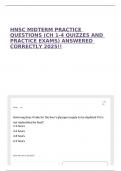 HNSC MIDTERM PRACTICE QUESTIONS &lpar;CH 1-4 QUIZZES AND PRACTICE EXAMS&rpar; ANSWERED CORRECTLY 2025&excl;&excl;