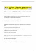 NURP 502 Exam 1 &vert;Questions and answers with 100&percnt; correct solutions &vert; A&plus; Grade