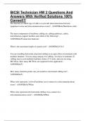 BICSI Technician HW 2 Questions And Answers With Verified Solutions 100&percnt; Correct&excl;&excl;&excl;