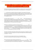 WGU C201  BUSINESS ACUMEN  CHAPTER 7 QUESTIONS WITH ACTUAL ANSWERS