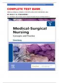 COMPLETE TEST BANK &lowbar; MEDICAL-SURGICAL NURSING&colon; CONCEPTS & PRACTICE 5TH EDITION&comma; &lpar;2021&rpar; BY HOLLY K&period; STROMBERG ALL CHAPTERS 1-49&vert; 16 UNITS&vert; LATEST VERSION WITH DETAILED ANSWERS&vert; GRADE A&plus;