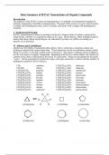 Study Guide and Book for Organic Chemistry I