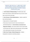 NSG223 &ndash; Exam 1 Medical-Surgical Nursing II Review &vert; Questions & Answers &vert; Verified Grade A Solutions &lpar;2025&sol;2026 Update&rpar;