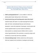 NSG223&sol; NSG 223 EXAM 3&colon; MEDICAL-SURGICAL NURSING II&vert; QUESTIONS & ANSWERS&vert; GRADE A&vert; 100&percnt; CORRECT &lpar;VERIFIED SOLUTIONS&rpar;&lpar;NEW 2025&sol; 2026 UPDATE&rpar; 