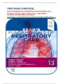 TEST BANK COMPLETE&lowbar; EGAN'S FUNDAMENTALS OF RESPIRATORY CARE 13TH EDITION&comma; &lpar;2024&rpar;  BY JAMES K&period; STOLLER&comma; ALBERT J&period; HEUER&comma; DAVID L&period; VINES&comma; ROBERT L&period; CHATBURN & EDUARDO MIRELES-CABODEVILA ALL CHAPTERS 1-58&vert; LATEST VERSION WITH WELL DETAILED AND VERIFIE
