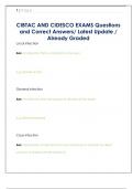 CIBTAC AND CIDESCO EXAMS  CONDENSED Questions and Correct  Answers&sol; Latest Update &sol; Already  Graded 