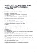 CEN 800 LAW MIDTERM QUESTIONS AND ANSWERS PRACTICE 100&percnt; ANSWERED&period;