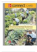 Test Bank For Environmental Science&colon; A Study of Interrelationships&comma; 16th Edition &lpar;Enger&comma; 2021&rpar;&comma; Chapter 1-20 &vert;&vert;Complete A&plus; Guide