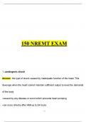 150 NREMT Exam 2024 Questions and Answers Latest &lpar;2024 &sol; 2025&rpar; &lpar;Verified Answers&rpar;