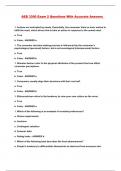 AEB 3300 Exam 2 Questions With Accurate Answers 