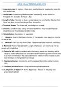 GNA EXAM MARYLAND 2025  verified questions and answers guaranteed pass