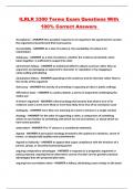 ILRLR 3300 Terms Exam Questions With 100&percnt; Correct Answers 