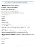 WVU BCOR 370 FINAL exam graded A SUCCESS&period; verified questions and answers  guaranteed pass
