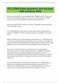 TX LCPAA Exam questions and answers with solutions 2025