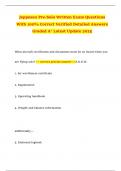 Jeppesen Pre-Solo Written Exam Questions With 100&percnt; Correct Verified Detailed Answers Graded A&plus; Latest Update 2025 