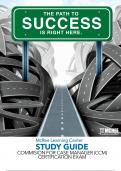 Commission for Case Manager CCM Certification Exam Study Guide&period; updated success 
