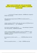 3RD CLASS STATIONARY STEAM ENGINEER  LICENSE 250 QUESTIONS & CORRECT ANSWERS  LATEST 2025