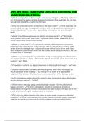 ASPE CPD FINAL EXAM PAPER 2025&sol;2026 QUESTIONS AND ANSWERS GUARANTEE A&plus;