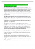 ASPE CPD TEST PAPER 2025&sol;2026 QUESTIONS AND ANSWERS GUARANTEE A&plus;