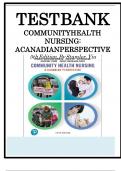test bank for community health nursing a canadian perspective 5thedition by stamler