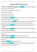 Maryville Pharmacology Exam 1 Questions And Answers 2025
