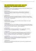 CVO JURISPRUDENCE EXAM SCRIPT 2025&sol;2026 QUESTIONS AND ANSWERS GUARANTEE A&plus;