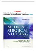 Test Bank for Medical-Surgical Nursing&colon; Assessment and Management of Clinical Problems 10th & 11th edition