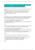 FAA PRIVATE PILOT EXAM MARKING SCHEME 2025&sol;2026 QUESTIONS WITH ANSWERS GUARANTEE A&plus;