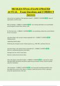 MCOLES  Bundled Exam Questions WITH  CORRECT Answers