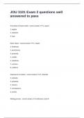 JOU 3101 Exam 2 questions well answered to pass