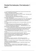 Florida Fire Instructor, Fire Instructor 1 test 1 QUESTIONS WITH DETAILED VERIFIED ANSWERS (100% CORRECT ANSWERS) /ALREADY GRADED A+