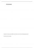 PCCN EXAM QUESTIONS WITH CORRECT ANSWERS 