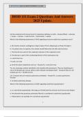 BIOD 151 Exam 2 Questions And Answers 2025 Update&period;