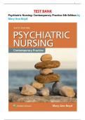 Test Bank for Psychiatric Nursing&colon; Contemporary Practice 6th Edition by Mary Ann Boyd