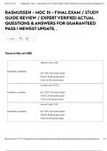 RASMUSSEN - MDC III - FINAL EXAM &sol; STUDY GUIDE REVIEW &sol; EXPERT VERIFIED ACTUAL QUESTIONS & ANSWERS FOR GUARANTEED PASS &vert; NEWEST UPDATE&comma; &period;