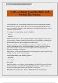 CAFCA Manual Exam Questions And Answers 2025 Update&period;